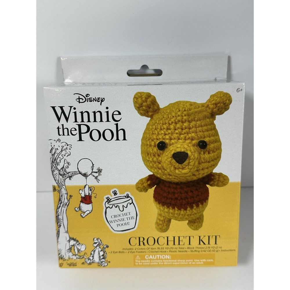 Disney Winnie‎ The Pooh Crochet Kit Amigurumi Craft Yarn DIY Beginner Set